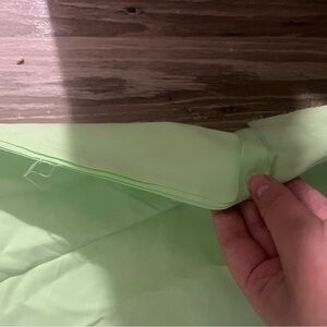 Light Green Quilted Fabric